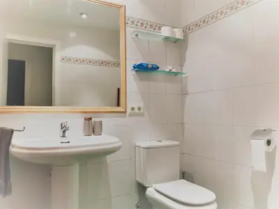Un baño de Apartamento Ayla Camino de Santiago