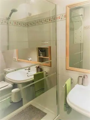 Un baño de Apartamento Ayla Camino de Santiago