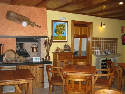 Una cocina o zona de cocina en Casa La Abadía
