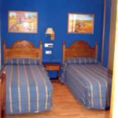 Cama o camas de una habitación en Casa La Abadía