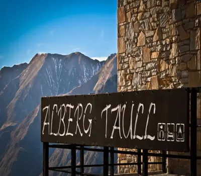Paisaje cerca de este albergue