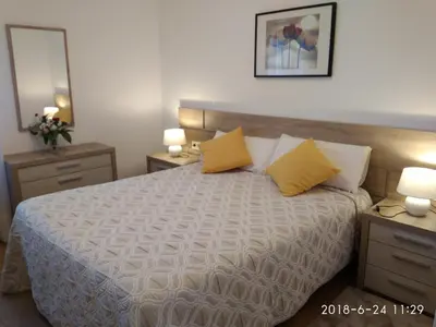 Cama o camas de una habitación en Apartamento Datue