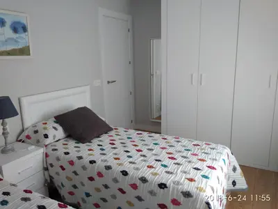 Cama o camas de una habitación en Apartamento Datue