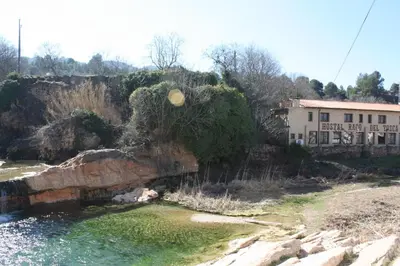 Paisaje cerca de este albergue