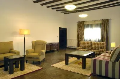 Zona de estar de La Casona del Solanar