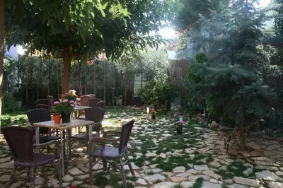 Jardín al aire libre en La Casona del Solanar