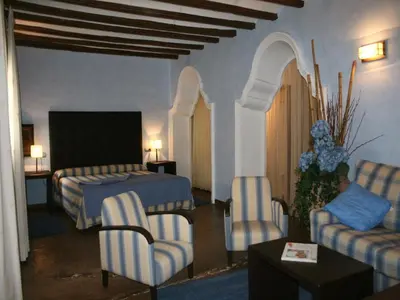 Zona de estar de La Casona del Solanar