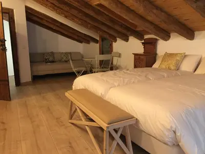 Cama o camas de una habitación en Lastias