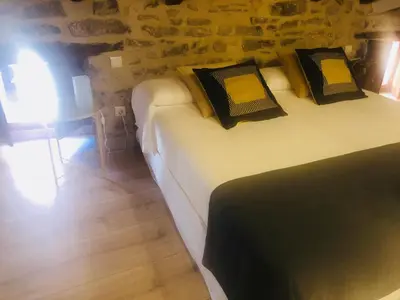 Cama o camas de una habitación en Lastias