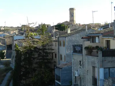 Vista general de Passanant i Belltall o vista desde el hostal o pensión