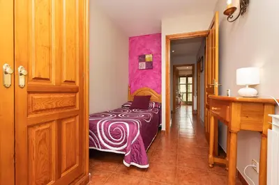 Cama o camas de una habitación en Casa Rural Sofia Ordesa