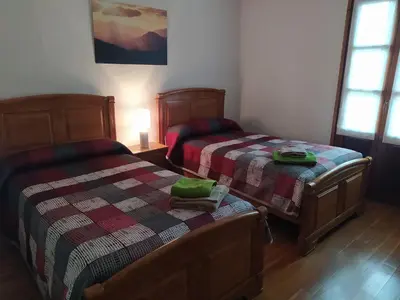 Cama o camas de una habitación en Zubitarte