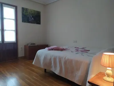 Cama o camas de una habitación en Zubitarte