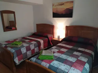 Cama o camas de una habitación en Zubitarte