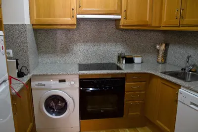 Una cocina o zona de cocina en Cau d Aneu Duplex cerca de Bonaigua Baqueira y Aigüestortes