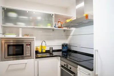 Una cocina o zona de cocina en Apartaments Espai d'Àger