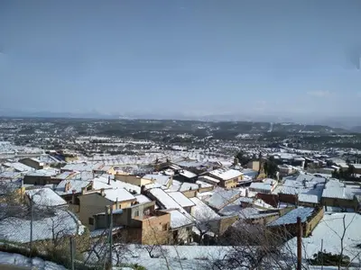 Casa rural Rosa en invierno