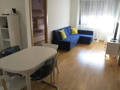 Zona de estar de Tudela balcón de Bardenas