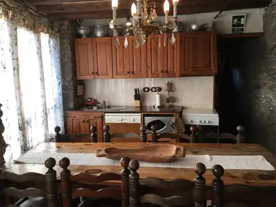 Una cocina o zona de cocina en Cal Serni