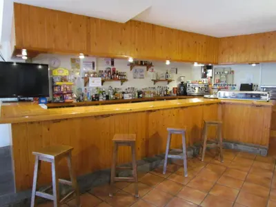 Una cocina o zona de cocina en Hotel Las Nieves