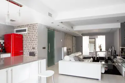 Una cocina o zona de cocina en LOFT EXCLUSIVO EN EL CENTRO