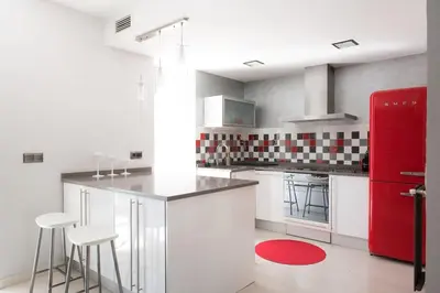 Una cocina o zona de cocina en LOFT EXCLUSIVO EN EL CENTRO