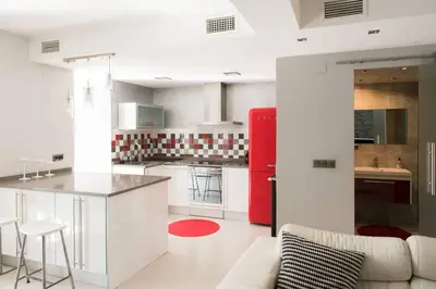 Una cocina o zona de cocina en LOFT EXCLUSIVO EN EL CENTRO