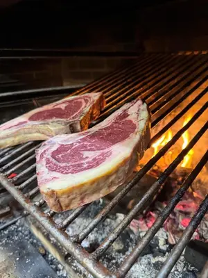 Barbacoa disponible para clientes en el hotel