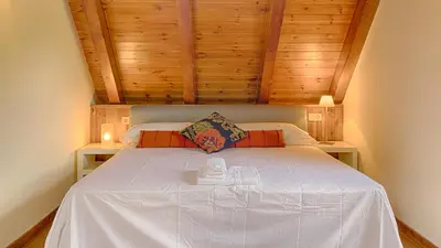 Cama o camas de una habitación en Saplan Real Estate TERMAS