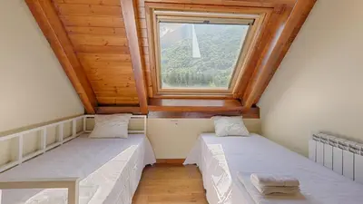 Cama o camas de una habitación en Saplan Real Estate TERMAS