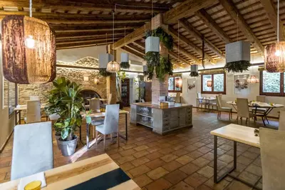 Zona de estar de Hotel Villa Retiro