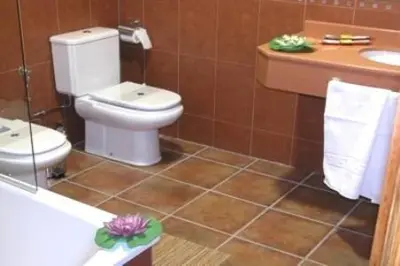 Un baño de Hostal la Cepa