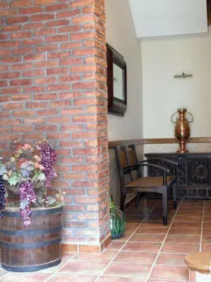 Zona de estar de Hostal la Cepa