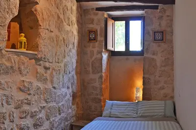 Cama o camas de una habitación en Casa Manolita
