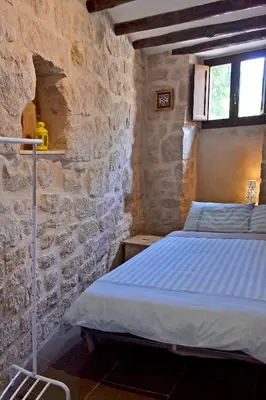 Cama o camas de una habitación en Casa Manolita