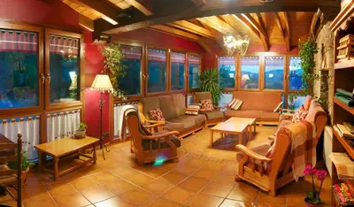 Zona de estar de Hotel Ca de Graus