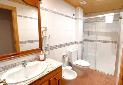 Un baño de Apartamentos Casa Aurelia