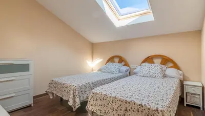 Cama o camas de una habitación en Apartamento Llorens
