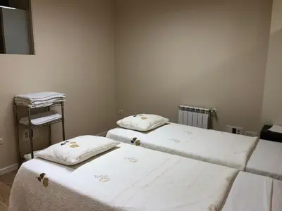 Cama o camas de una habitación en Apartamentos Villava Pamplona