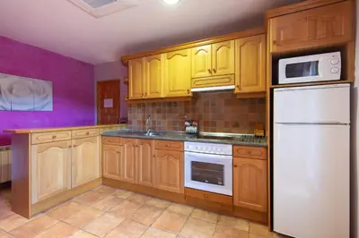 Una cocina o zona de cocina en Apartamentos Cinca