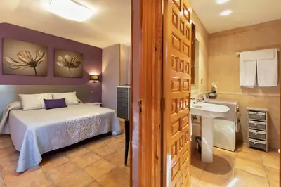 Cama o camas de una habitación en Apartamentos Cinca