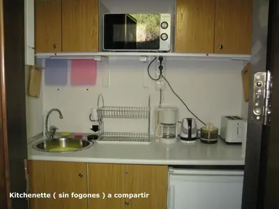 Una cocina o zona de cocina en Centro medioambiental The Nest - Adults Only