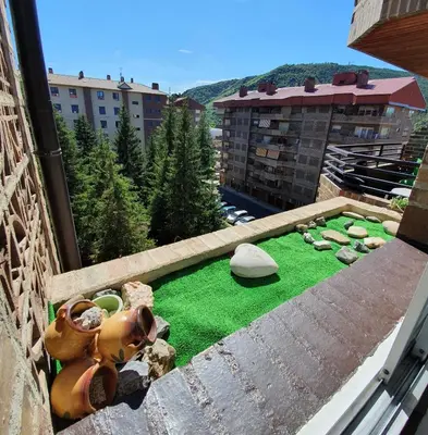 Un balcón o terraza de Excelente apartamento en el Pirineo aragonés