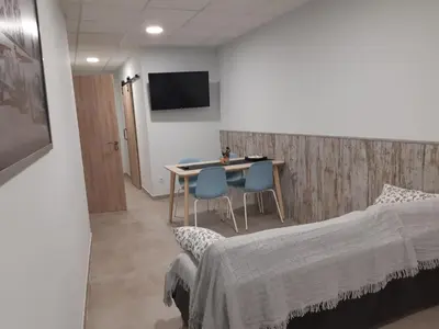 Una televisión o centro de entretenimiento en Cal Ribero
