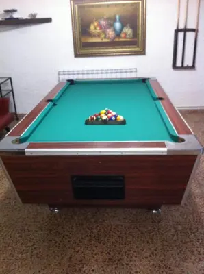 Mesa de billar en Casa Rural Jaxo
