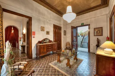 Zona de estar de Hotel Casa Ceremines