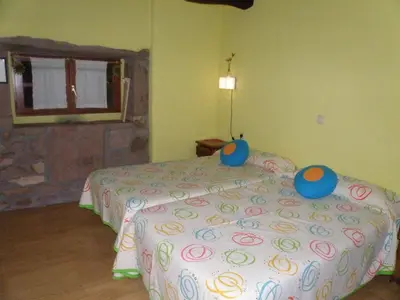 Cama o camas de una habitación en Posada Elbete