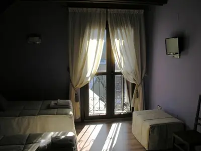 Zona de estar de Hostal Rural Casa Parda