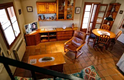 Una cocina o zona de cocina en Casa de la Neveria