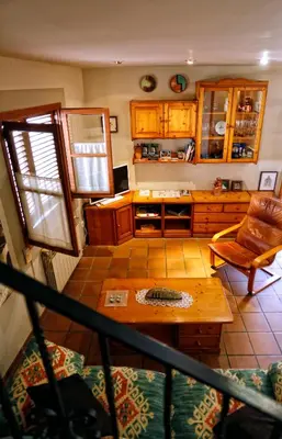 Una cocina o zona de cocina en Casa de la Neveria